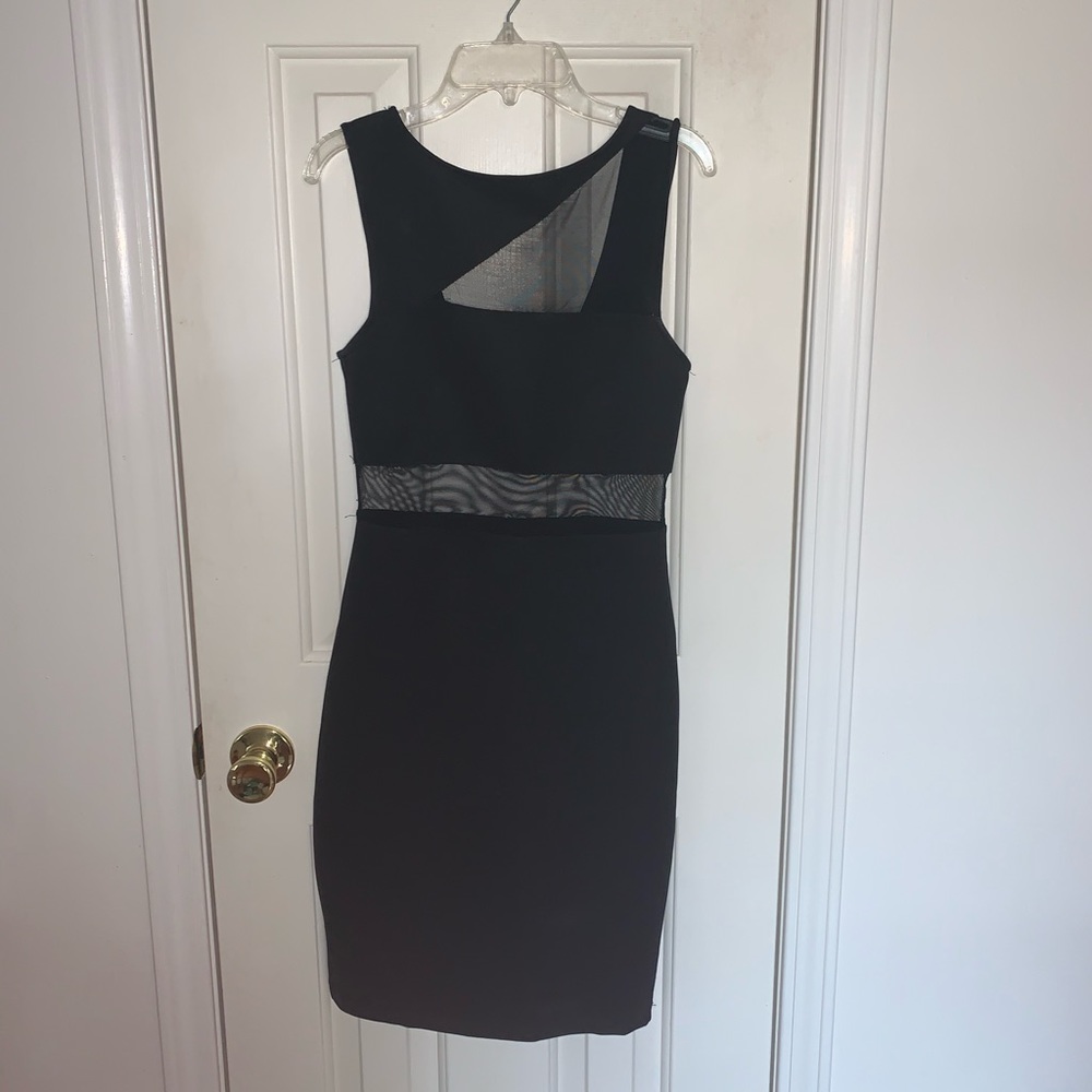 Lulus Black Mesh Dress
